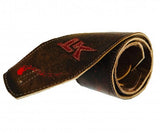 LK Straps Paint Splatter Brown with Red Paint Splatter