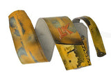 LK Straps Spray Paint Yellow Brown Grey