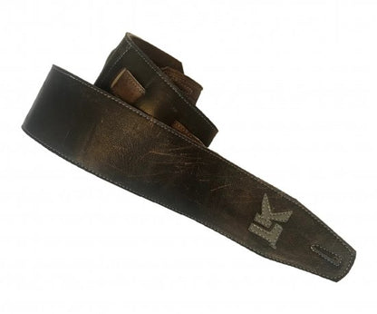 LK Straps Distressed Heavy Dark Brown