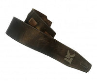 LK Straps Distressed Heavy Dark Brown