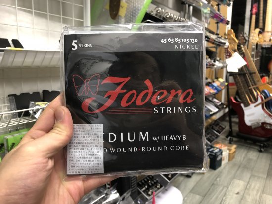 Fodera Strings 5st. Nickel Medium W / Heavy B 45-130