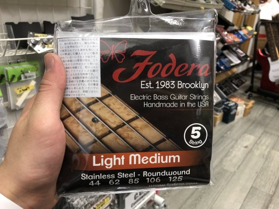 Fodera Strings 5st. Stainless Light Medium 44-125
