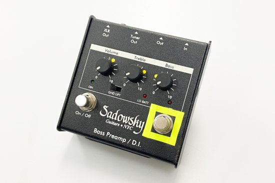 【値下】MOD Sadowsky/サドウスキー BassPreamp プリアンプ Sadowsky】Bass Preamp Pedal | ベース・マガジン