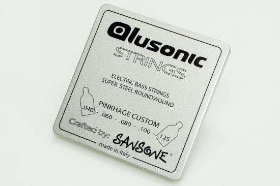 New] Alusonic Custom 5 Strings Pinkhage Custom 40-125 with Deluxe Met –  Bass Shop Geek IN Box