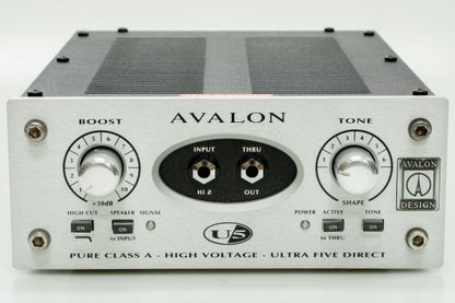 [USED] Avalon Design U5 Pure Clas A Instrument & Di Preamplifier [Consignment]