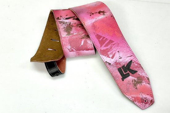 LK STRAPS LIMITED EDITION PINK SPRAY PAINT