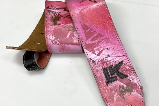 LK STRAPS LIMITED EDITION PINK SPRAY PAINT