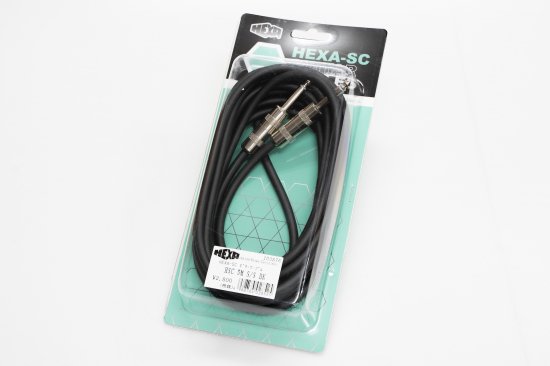[NEW] HEXA / HSC 5M S / S BK Guitar Cable [Yokohama Store]