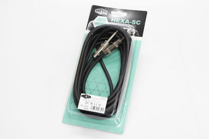 [NEW] HEXA / HSC 5M S / S BK Guitar Cable [Yokohama Store]