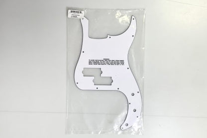 [New] Fender / PickGuard, Mexico Precision Bass, White, 3 Ply 58261000 [Yokohama Store]