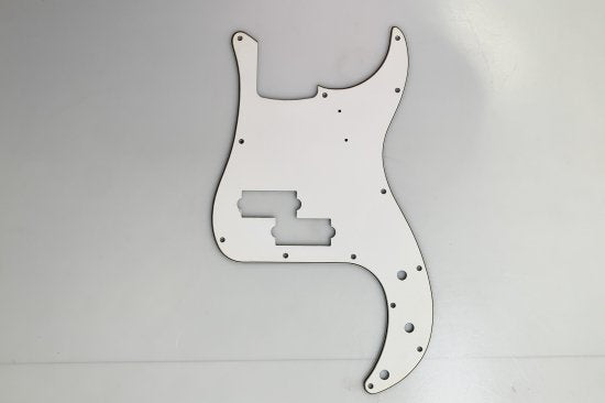 [New] Fender / PickGuard, Squier '60S Precision Bass White Three Ply 77343000 [Yokohama Store]
