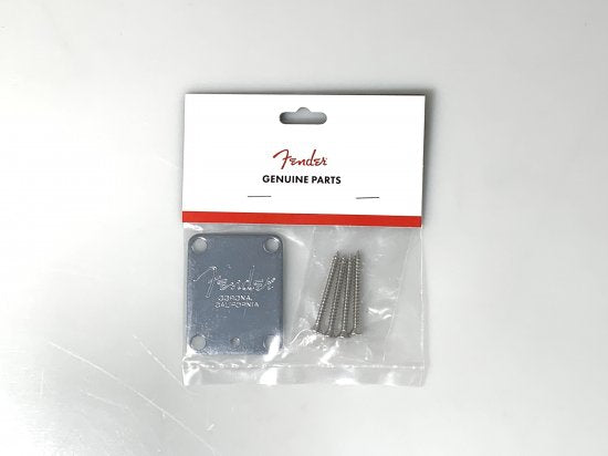 [NEW] FENDER / Four Bolt Neck Plate, Corona California, with Microtilt Hole 991445100