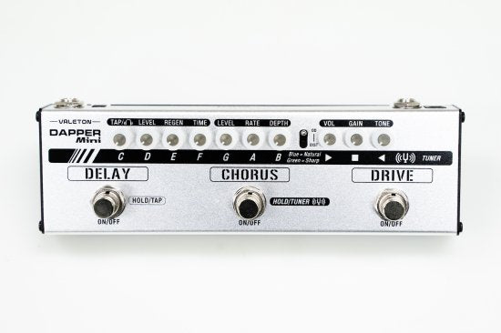 Practical multi-effects pedal