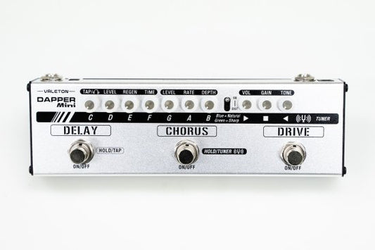 Practical multi-effects pedal