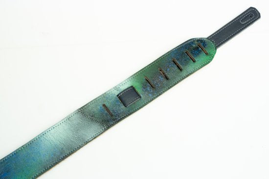 [new] LK STRAPS / Spray Paint Green Blue Black Strap 2.5 inch [yokoham