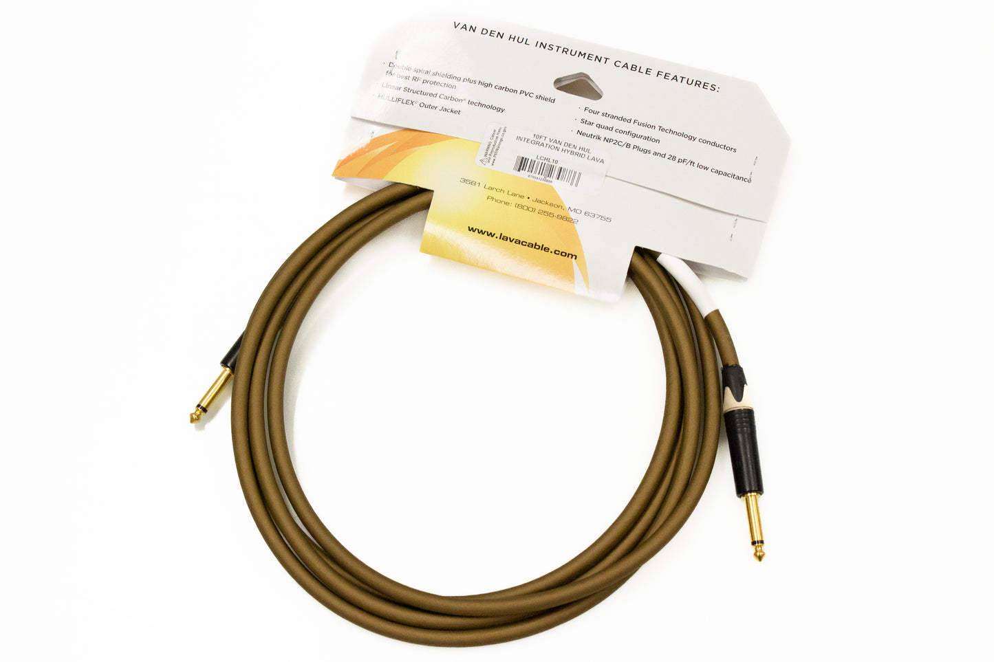 [new] Lava Cable / 10FT VAN DEN HUL INTEGRATION HYBRID LAVA S-S [yokohama store]