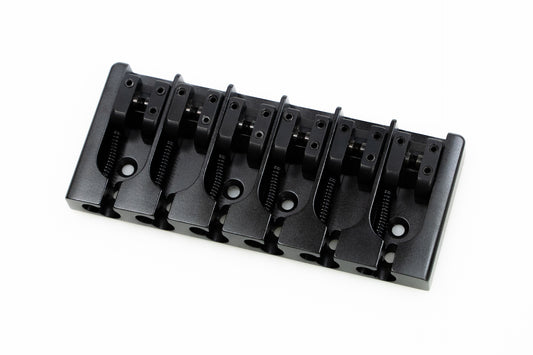 [new] HIPSHOT / Bass Bridge A style Black 18mm 6 Strings Aluminum [yokohama store]