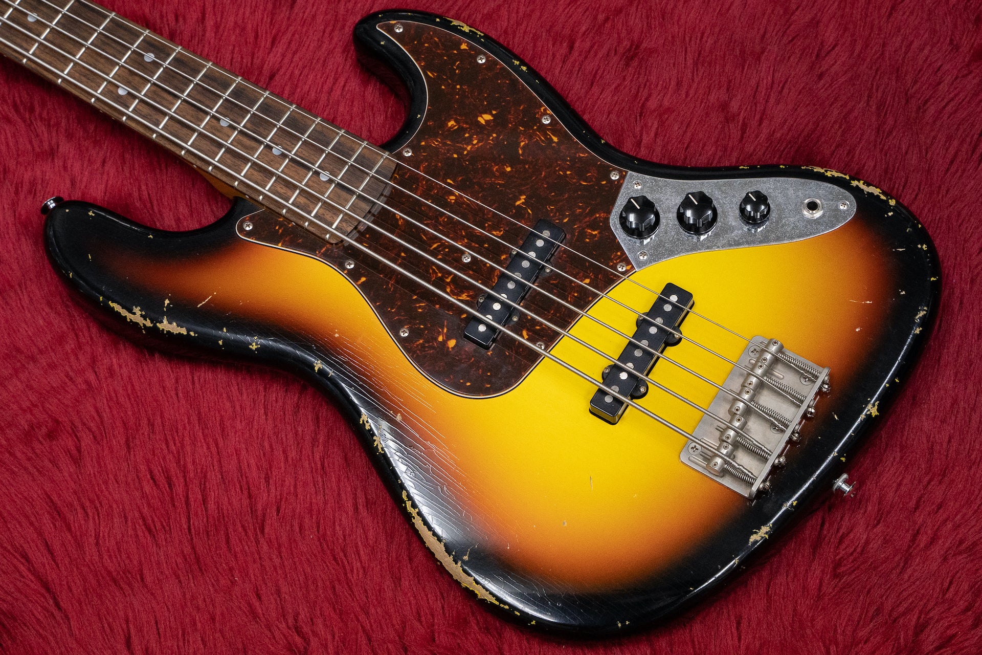 BlackSmoker Trad Master Series 5弦ベース BLACK SMOKER Trad Master Series Beta P5 (Candy Apple Red#2