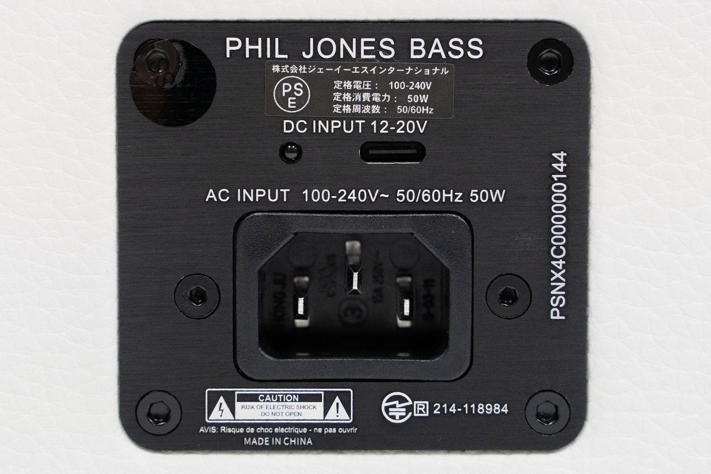 [new] Phil Jones Bass PJB / NANOBASS X4C black [yokohama store]