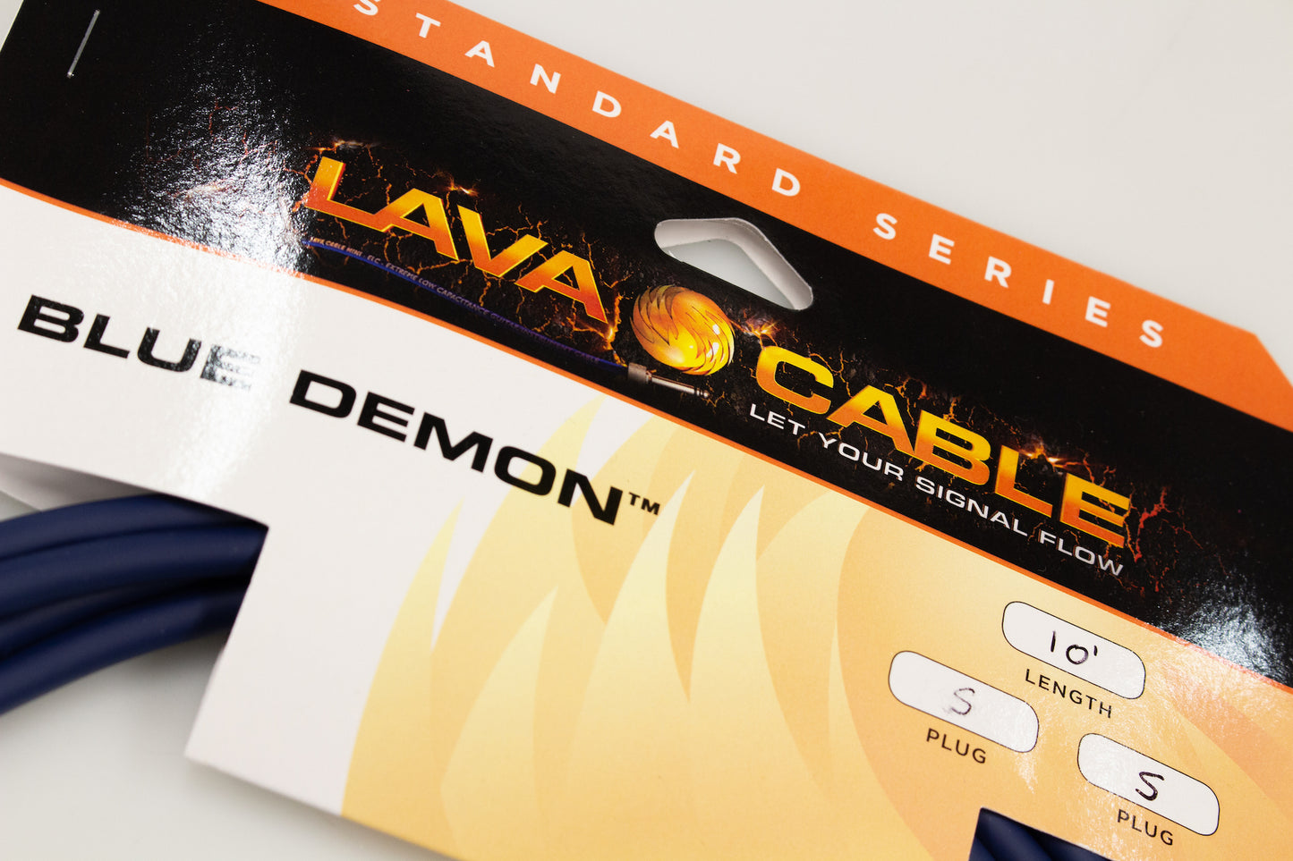 [new] LAVA CABLE / 10FT(3m) BLUE DEMON CABLE S-S [yokohama store]