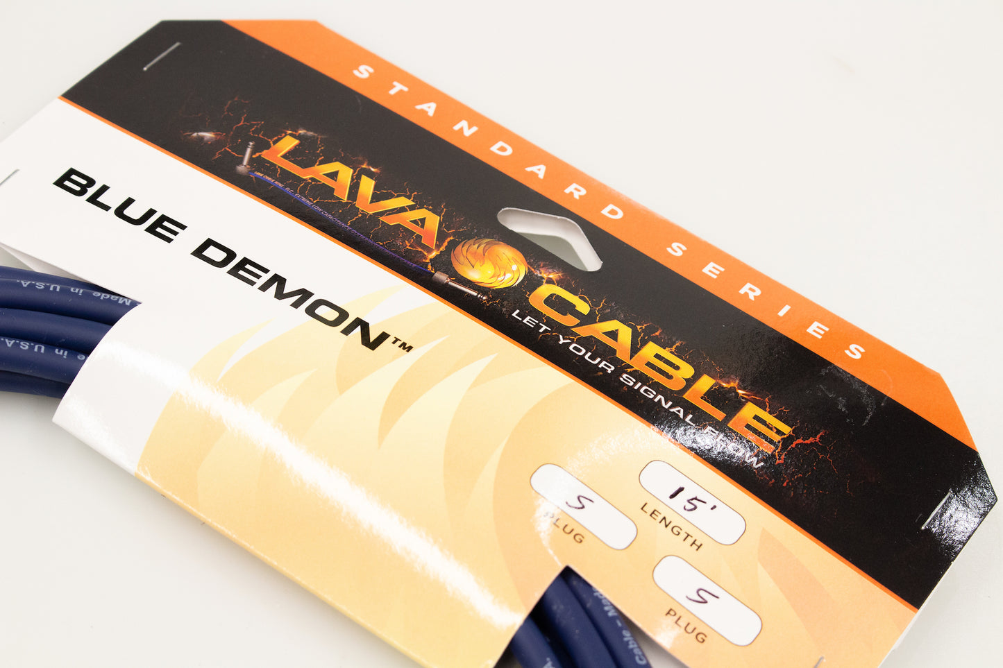 [new] LAVA CABLE / 15FT(4.5m) BLUE DEMON CABLE S-S [yokohama store]