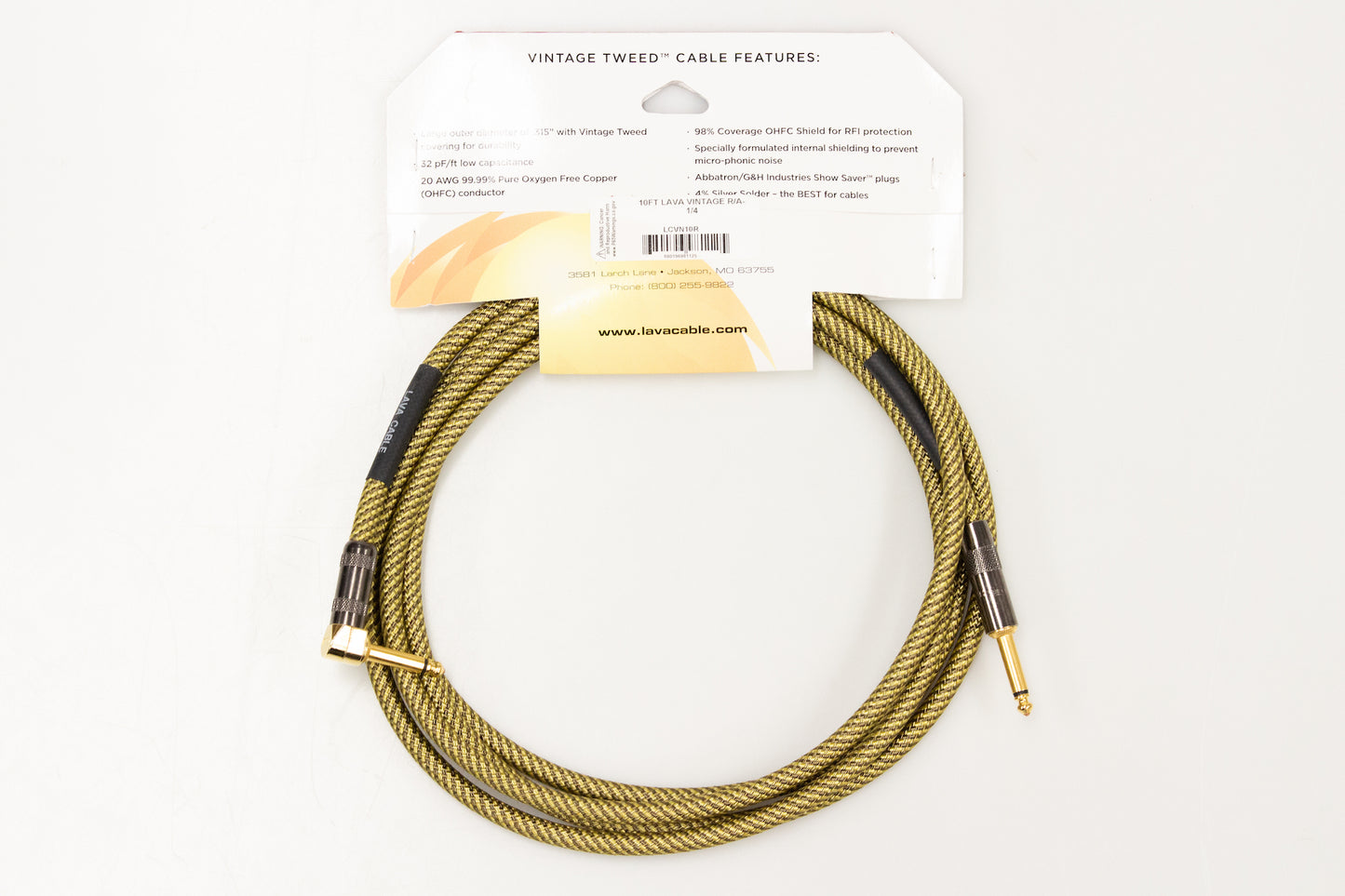 [new] LAVA CABLE / 10FT(3m) LAVA VINTAGE CABLE S-L [yokohama store]