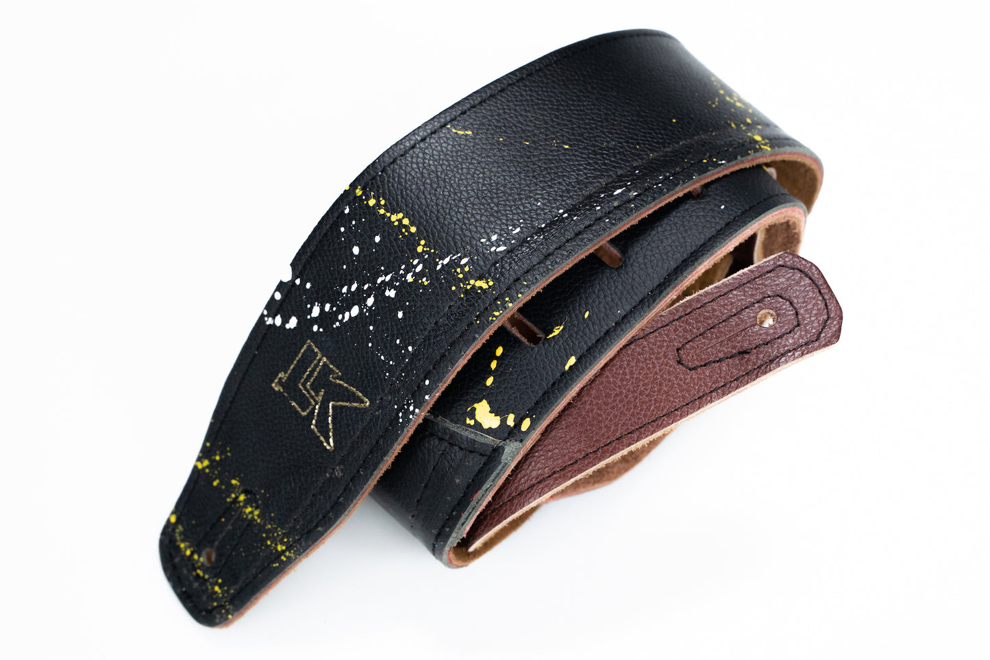 [new] LK Straps / 2.5" Black Splatter Strap [yokohama store]