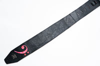 [new] LK Straps / 4" Black F Clef Strap Pink [yokohama store]