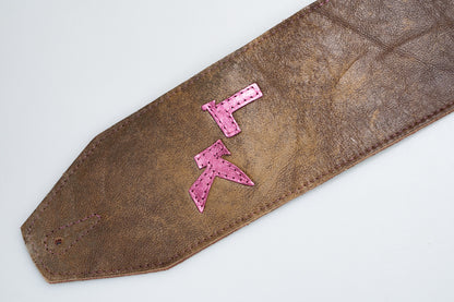 [new] LK Straps / 4" Mocha Distressed Brown [yokohama store]