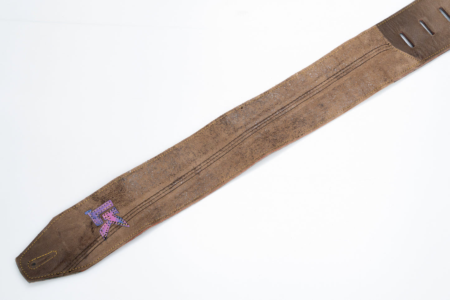 [new] LK Straps / Distorted Brown With Spray Paint Tail [Hyogo store]