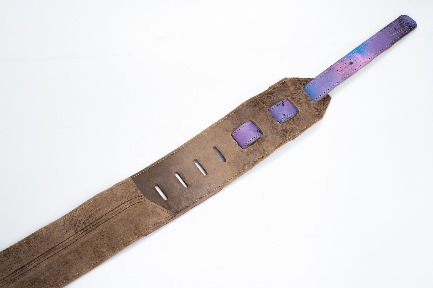 [new] LK Straps / Distorted Brown With Spray Paint Tail [Hyogo store]