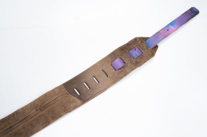 [new] LK Straps / Distorted Brown With Spray Paint Tail [Hyogo store]
