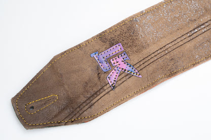 [new] LK Straps / Distorted Brown With Spray Paint Tail [Hyogo store]