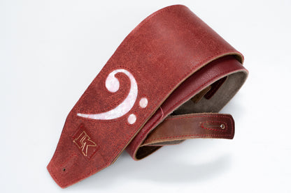 [new] LK Straps / Limited Edition Distressed Red F Clef [yokohama store]