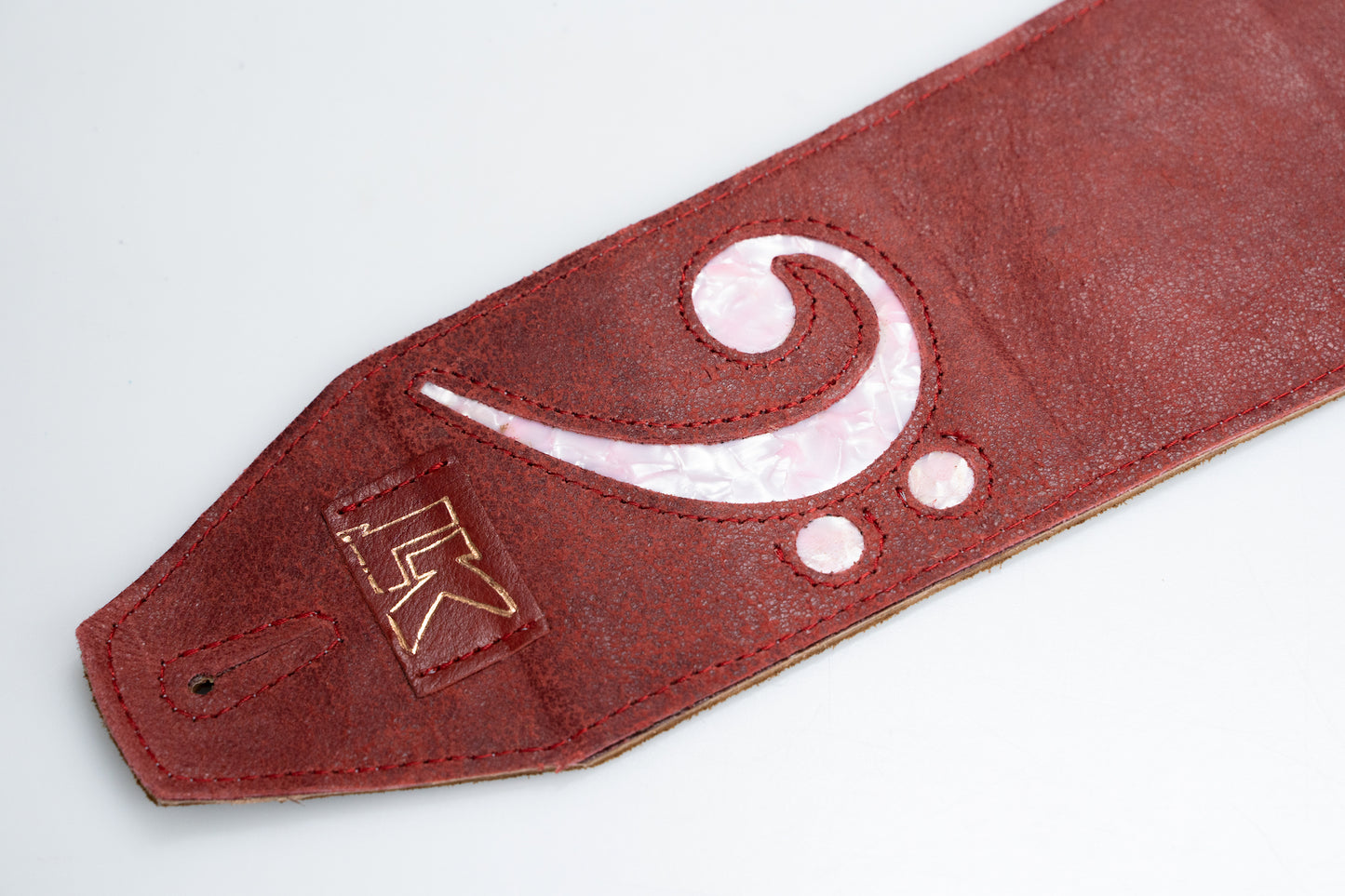 [new] LK Straps / Limited Edition Distressed Red F Clef [yokohama store]