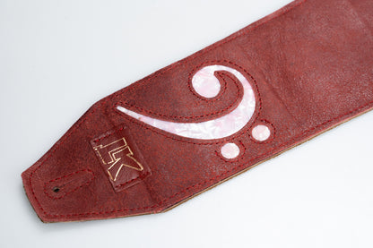 [new] LK Straps / Limited Edition Distressed Red F Clef [yokohama store]