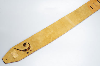 [new] LK Straps / Limited Edition Yellow Suede F Clef Strap [Yokohama]