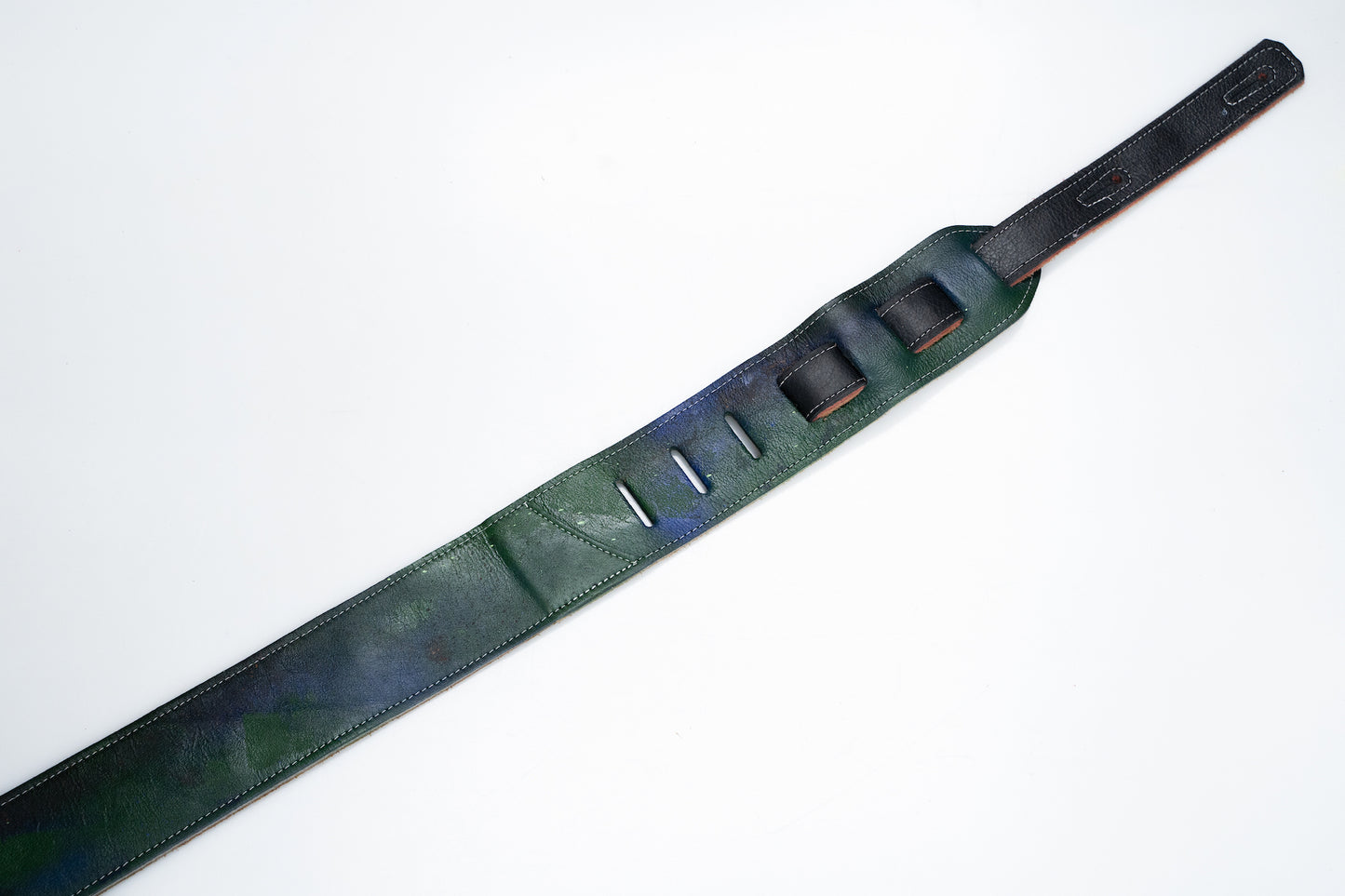 [new] LK Straps / Spray Paint Green Blue Black Strap 2.5 inch [yokohama store]