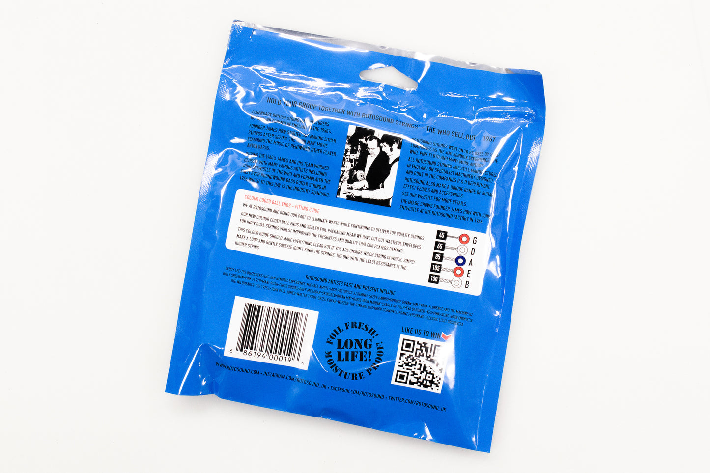 [new] Rotosound / Swing Bass 66 NICKEL 5 STRING 45 65 85 105 130 RS665LDN [Yokohama]