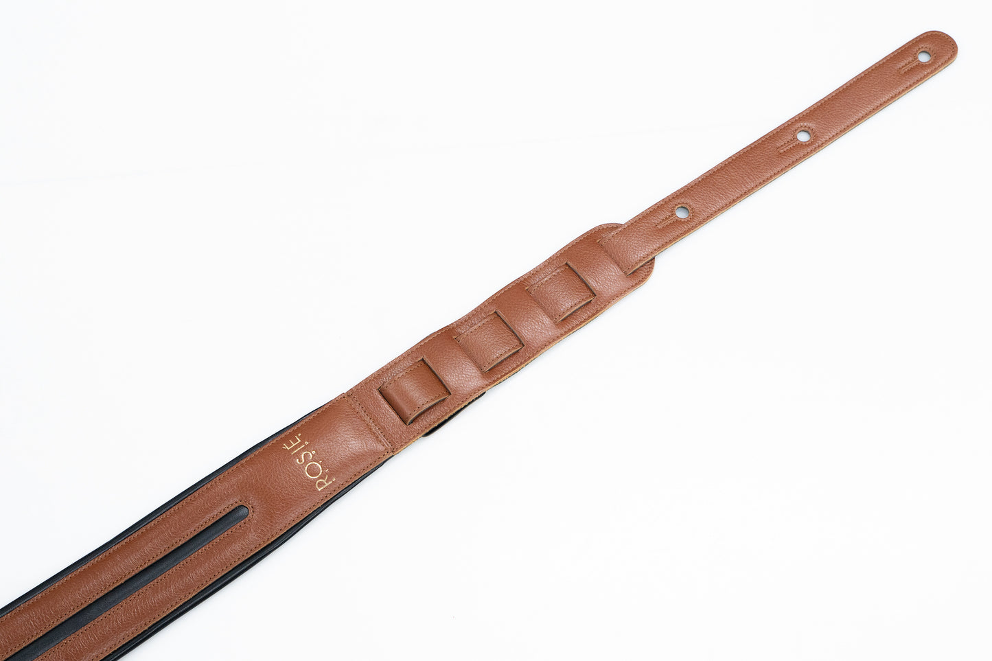 [new] ROSI? / ROSIE Straps Brown with Black Details 2.5inch [yokohama store]