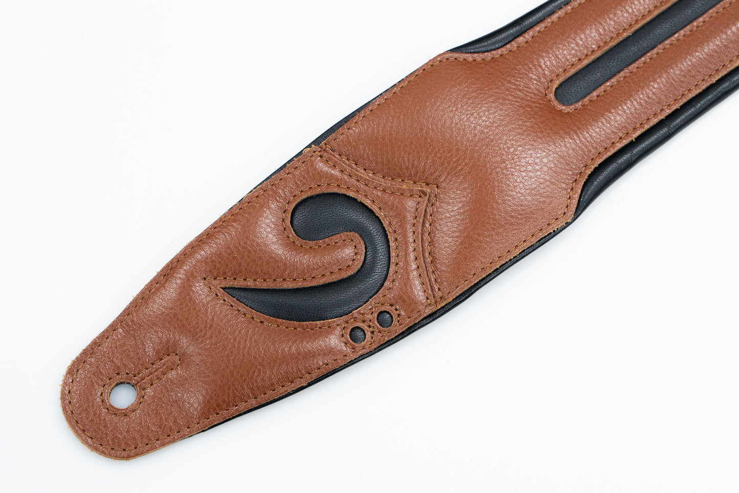[new] ROSI? / ROSIE Straps Brown with Black Details 2.5inch [yokohama store]