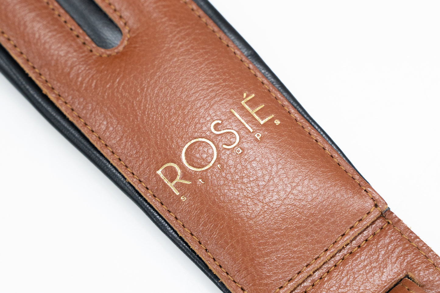 [new] ROSI? / ROSIE Straps Brown with Black Details 2.5inch [yokohama store]