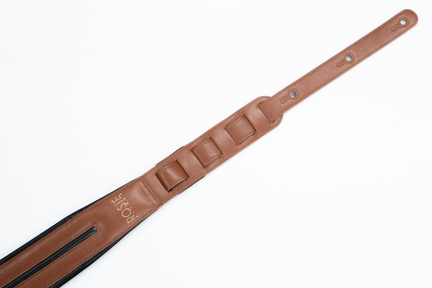 [new] ROSI? / ROSIE Straps Brown with Black Details 3.0inch [yokohama store]
