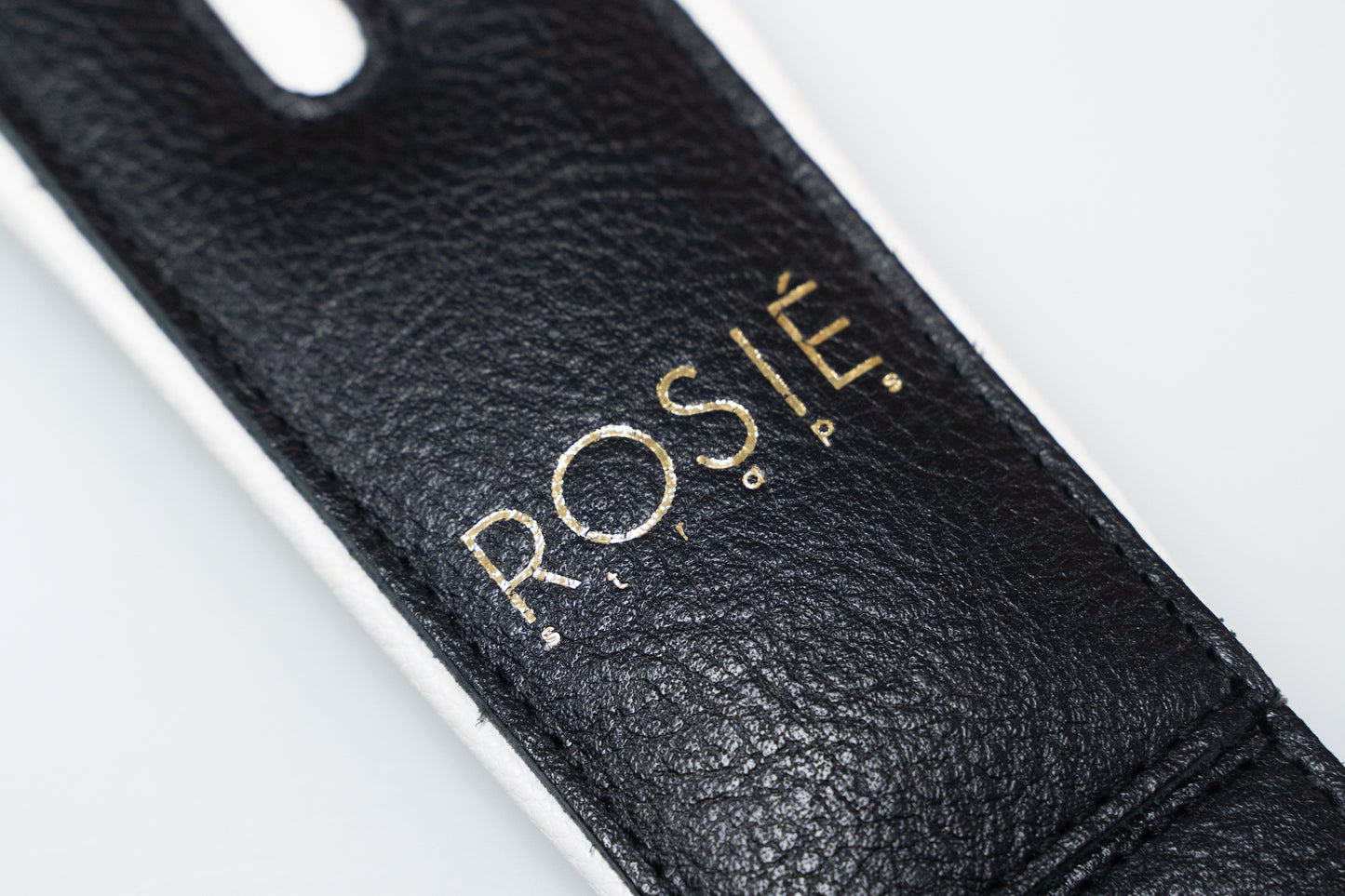 [new] ROSI? / ROSIE straps Limited Collection B&W Black with White Details 2.5inch [Yokohama-store]