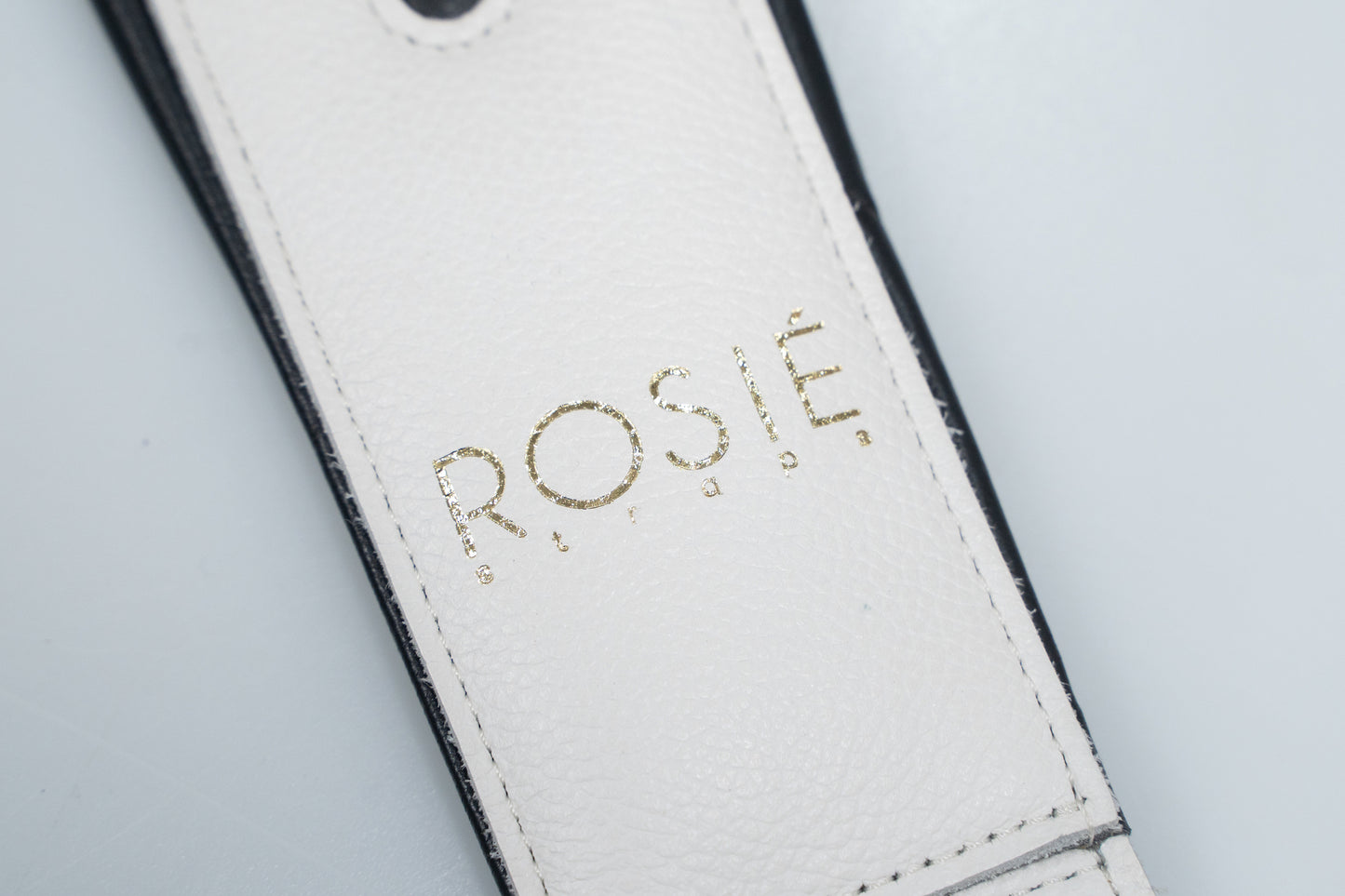 [new] ROSI? / ROSIE straps Limited Collection B&W White with Black details 2.5inch [Yokohama-store]