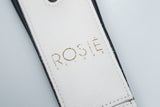 [new] ROSIÉ / ROSIE straps Limited Collection B&W White with Black details 2.5inch [Yokohama-store]