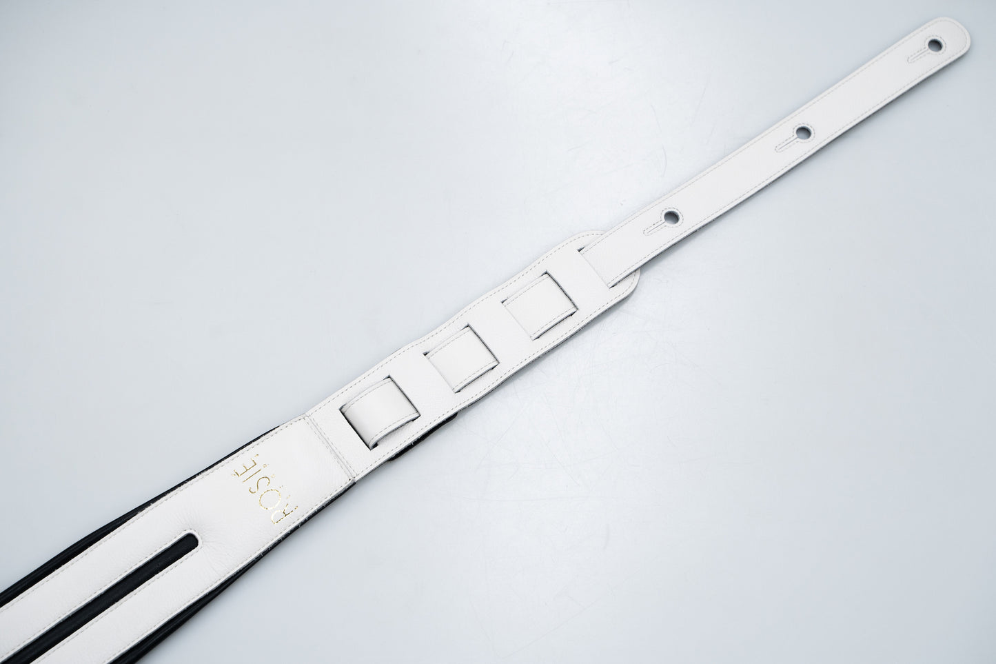 [new] ROSI? / ROSIE straps Limited Collection B&W White with Black details 3.0inch [Yokohama-store]