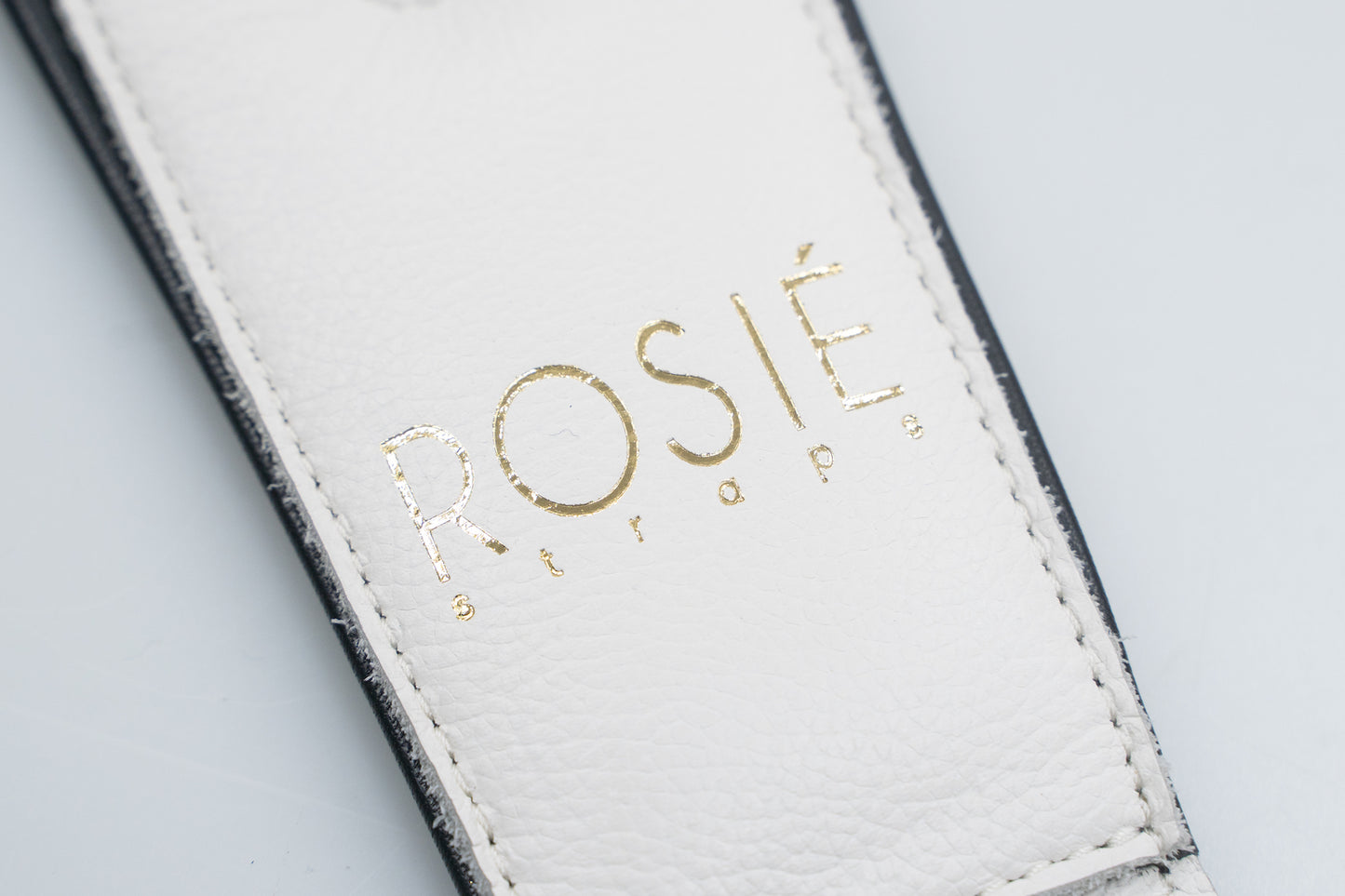 [new] ROSI? / ROSIE straps Limited Collection B&W White with Black details 3.0inch [Yokohama-store]