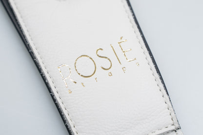 [new] ROSI? / ROSIE straps Limited Collection B&W White with Black details 3.0inch [Yokohama-store]