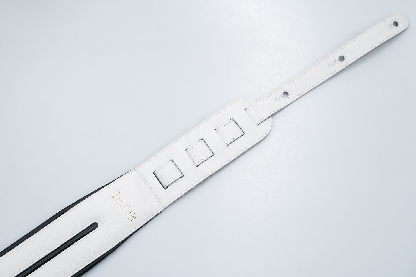 [new] ROSI? / ROSIE straps Limited Collection B&W White with Black details 4.0inch [Yokohama-store]